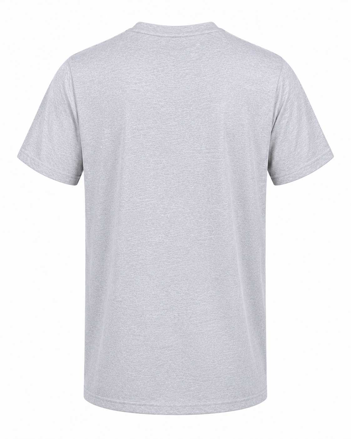 Classic Crewneck T-Shirt – Light Grey - Image 3
