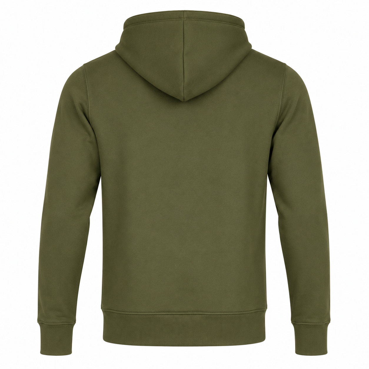 Classic Pullover Hoodie – Olive Green - Image 3
