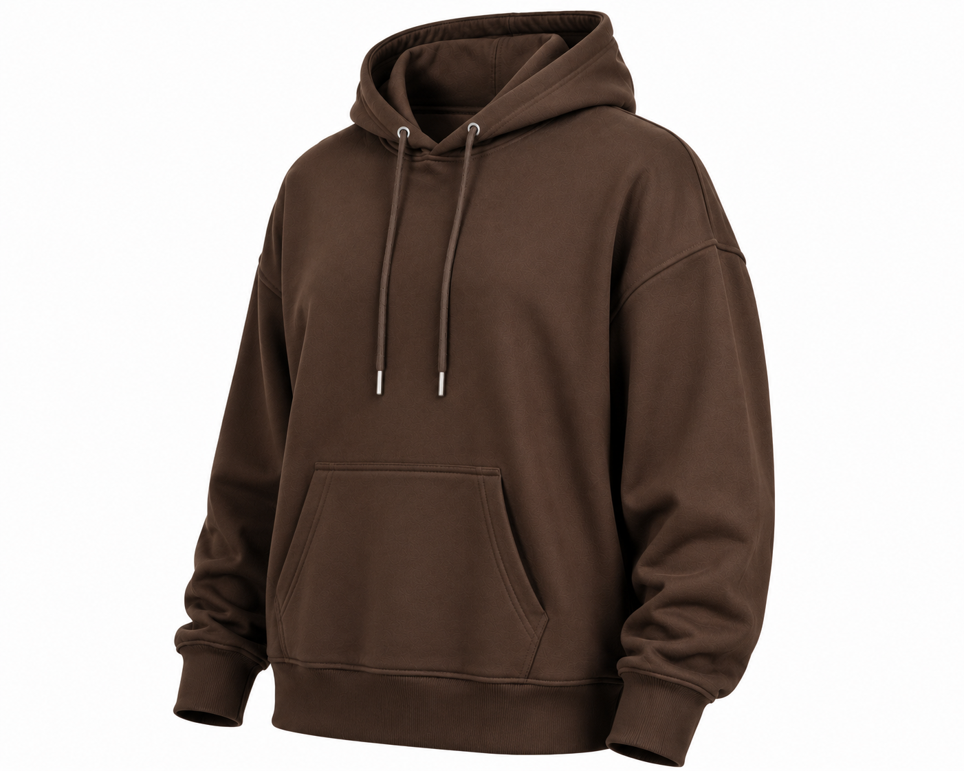 Classic Oversized Pullover Hoodie – Brown - Image 2