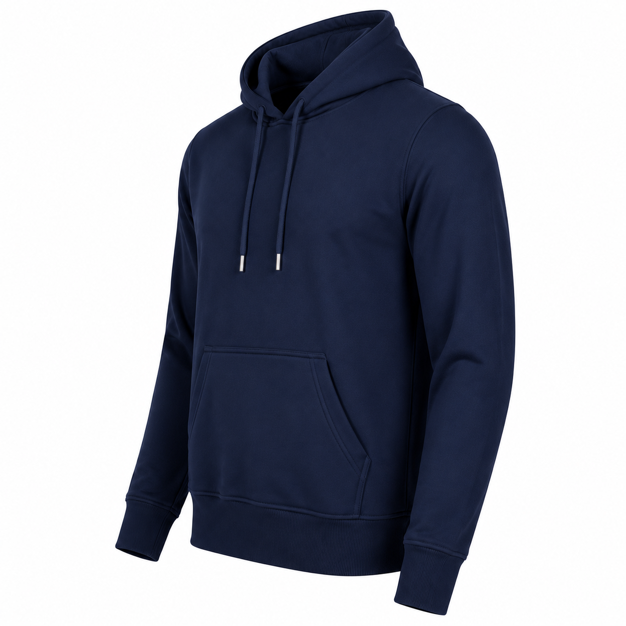 Classic Pullover Hoodie – Navy Blue - Image 2