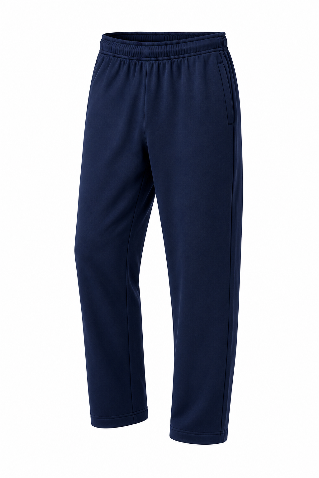 Classic Straight-Leg Sweatpants – Navy Blue - Image 3