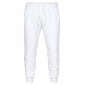 Arctic Panel Cuff Sweatpants – White