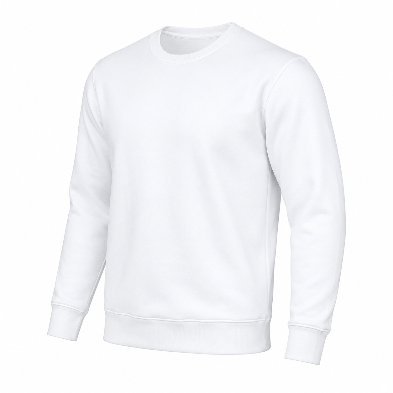 Classic Crewneck Sweatshirt – White - Image 3