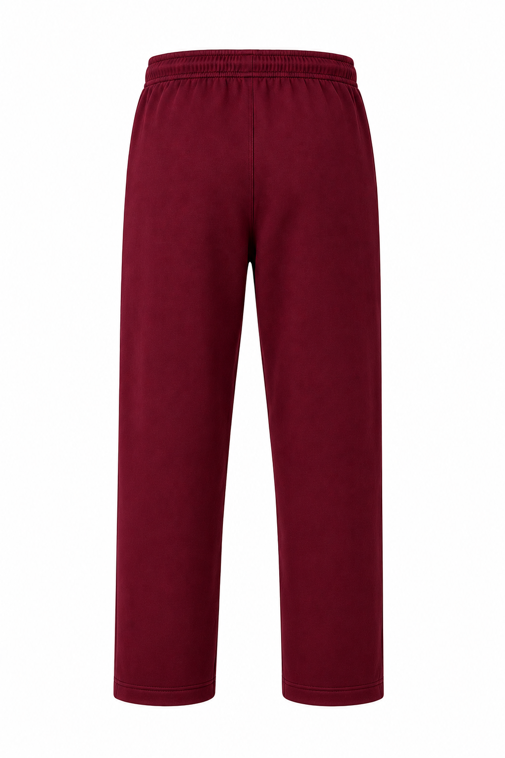 Classic Straight-Leg Sweatpants – Burgundy