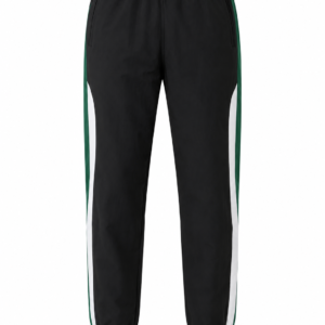 Contrast Side Stripe Track Pants – Black & Green