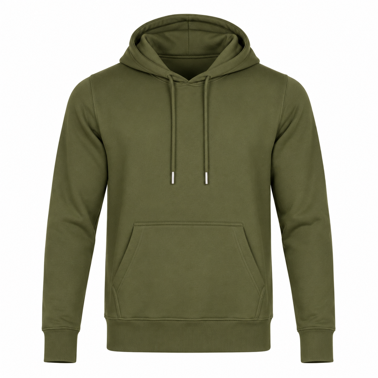 Classic Pullover Hoodie – Olive Green