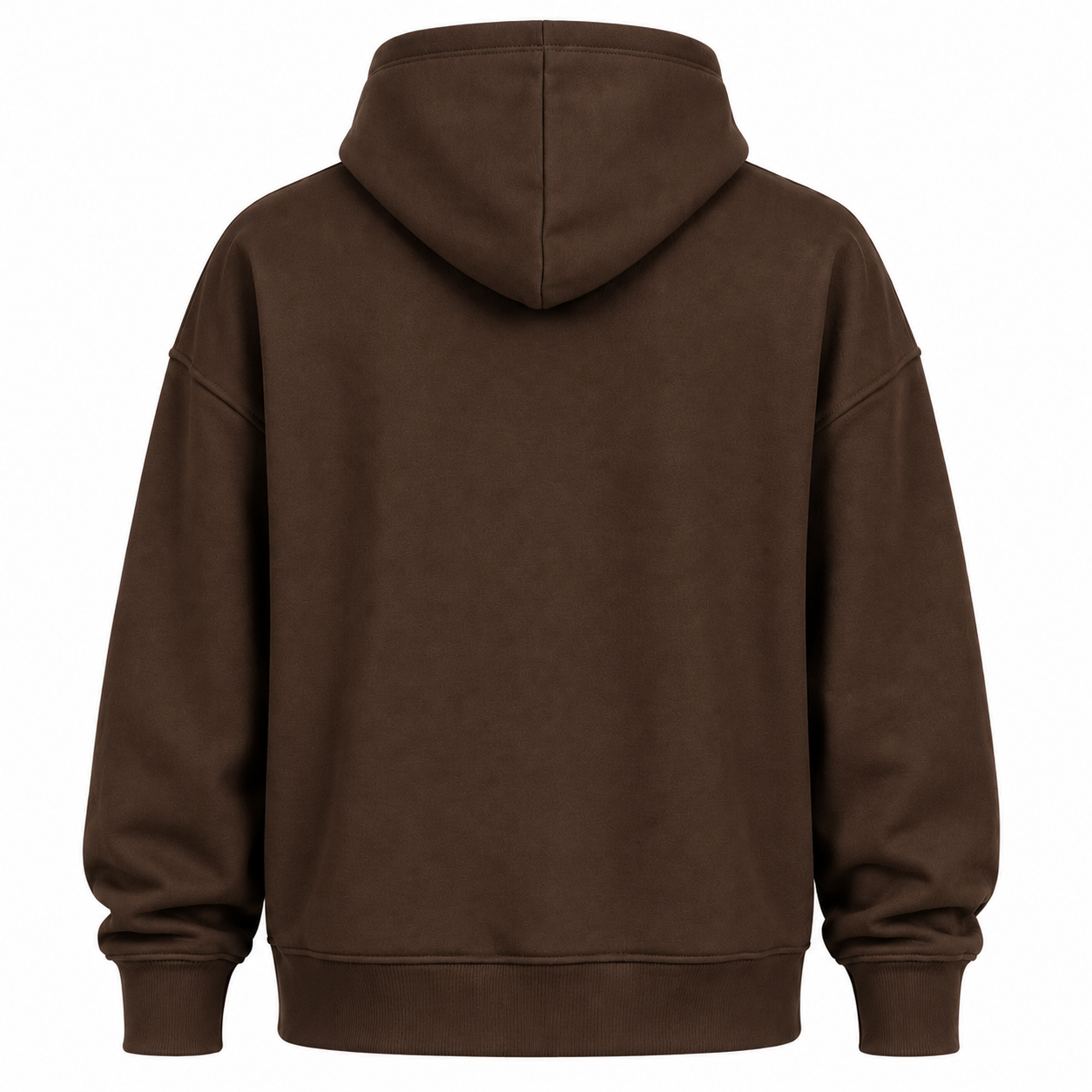 Classic Oversized Pullover Hoodie – Brown - Image 3