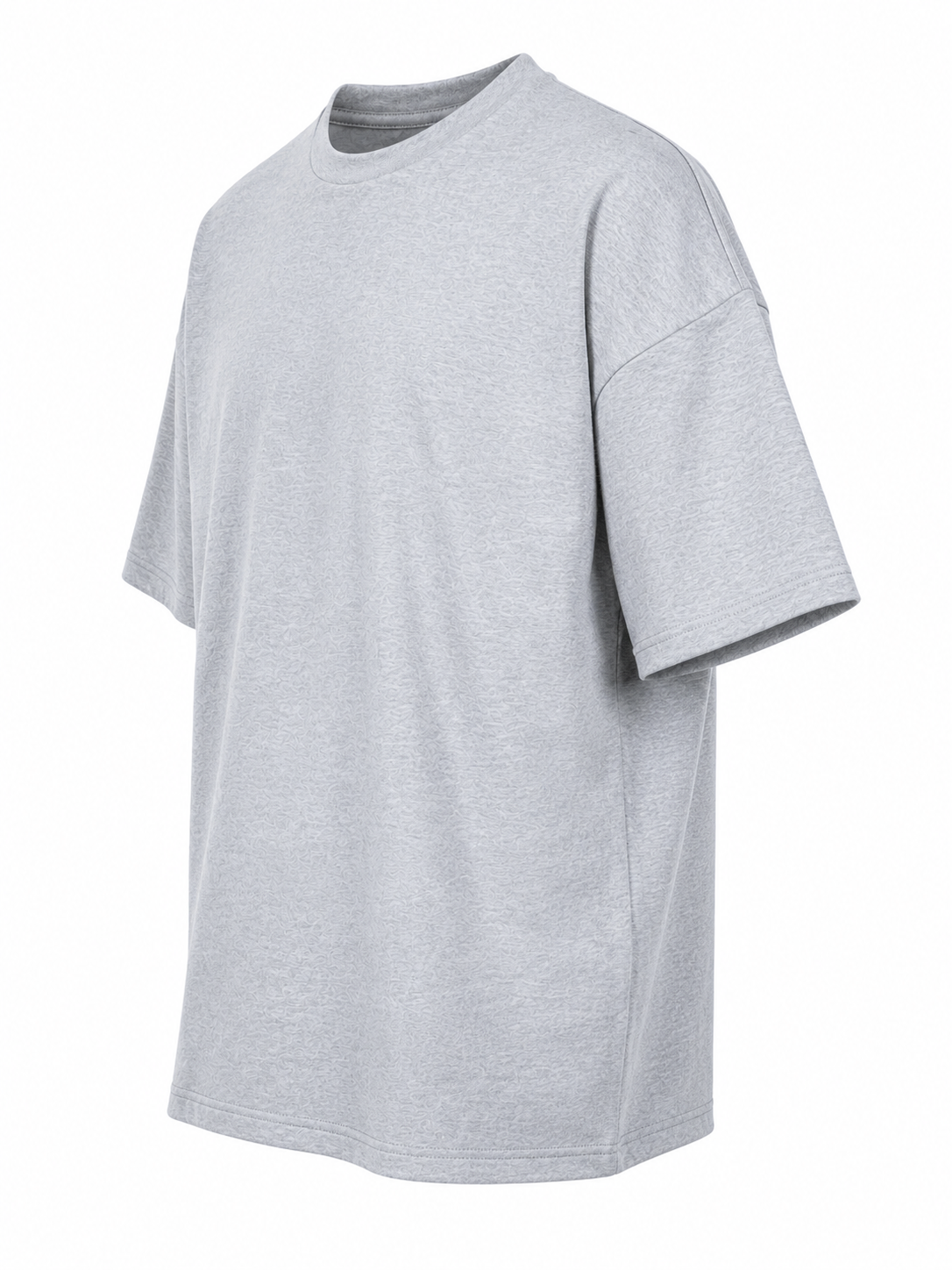 Oversized T-Shirt – Light Grey - Image 2