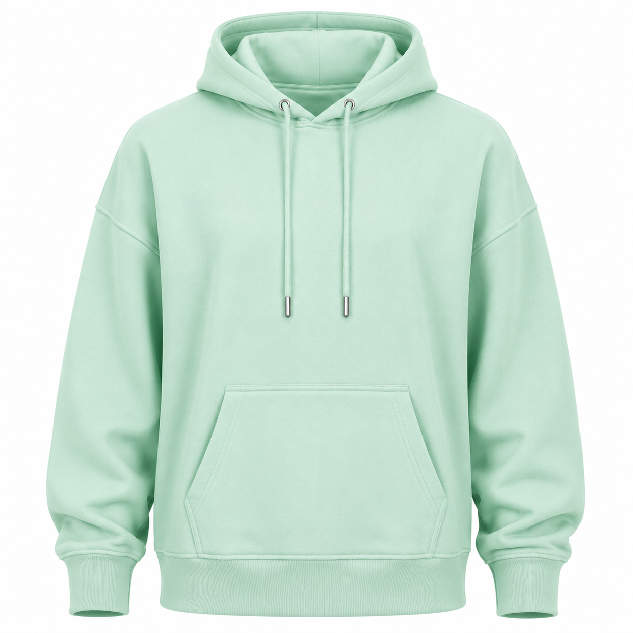 Oversized Pullover Hoodie – Mint Green
