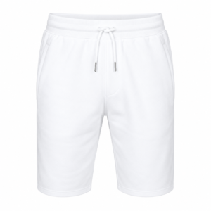 Polar White Essential Fleece Shorts