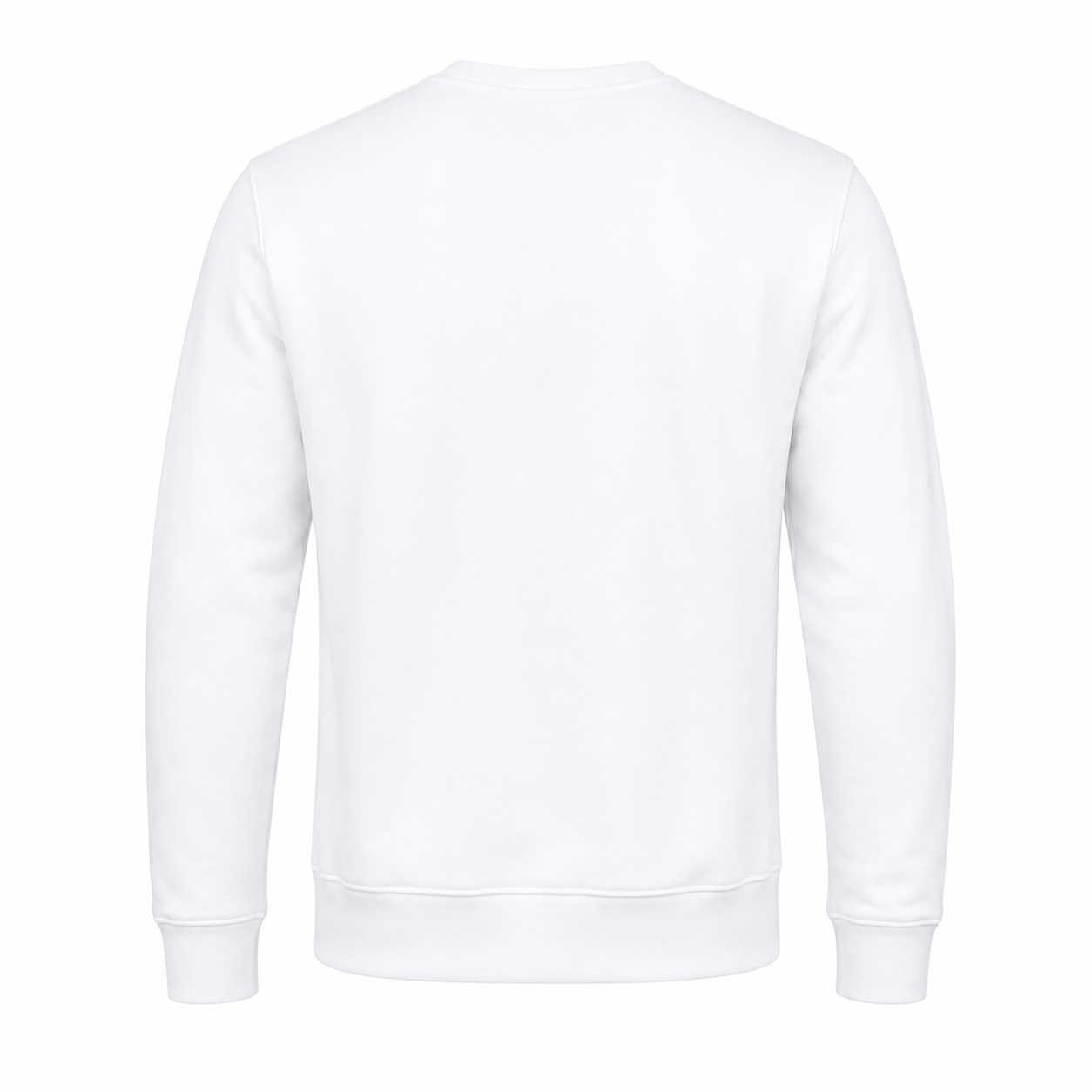 Classic Crewneck Sweatshirt – White - Image 2