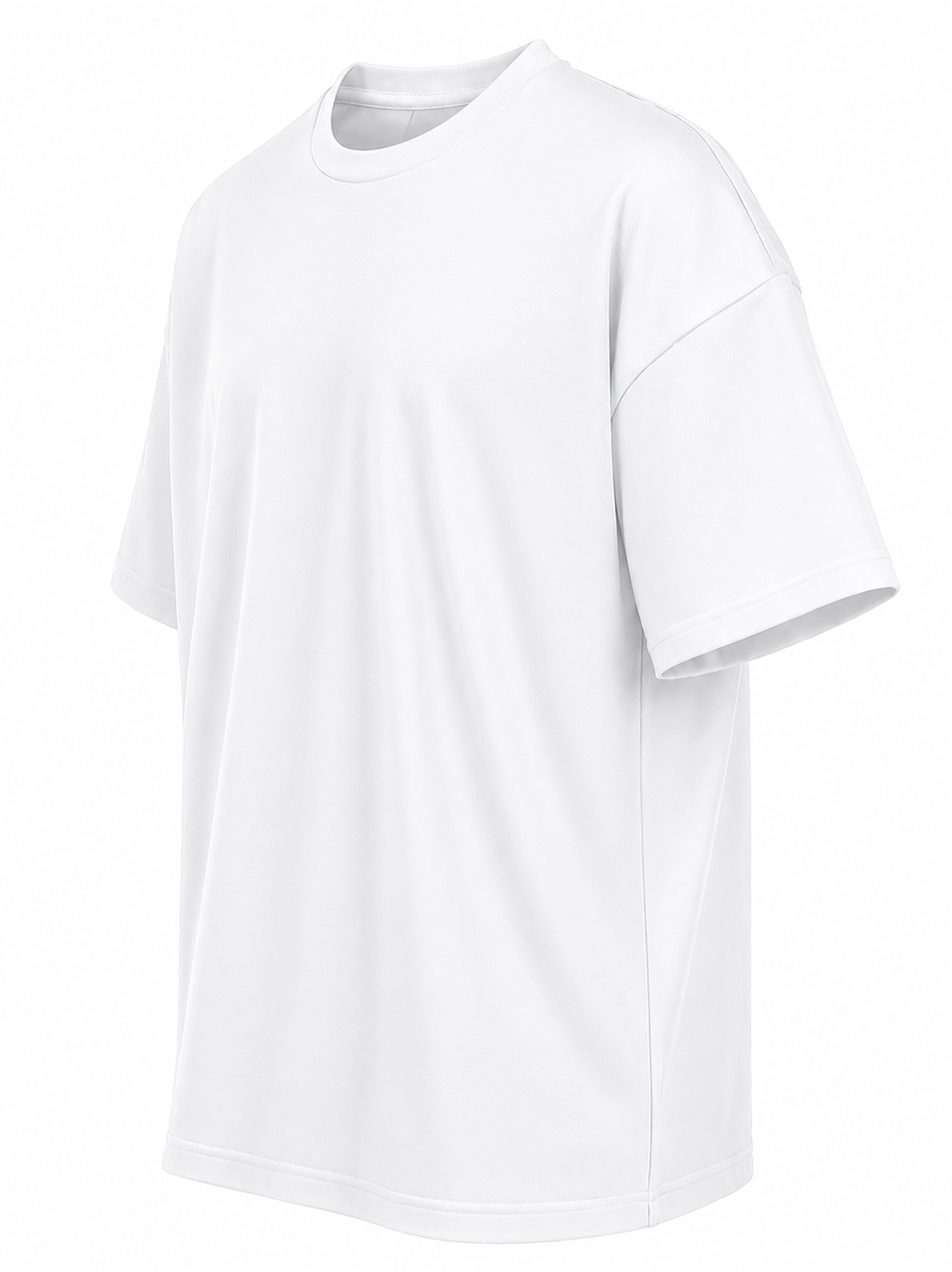 Classic Oversized T-Shirt – White - Image 3