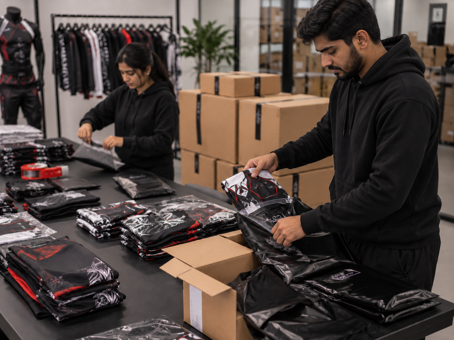 Custom Sweatsuit Production
